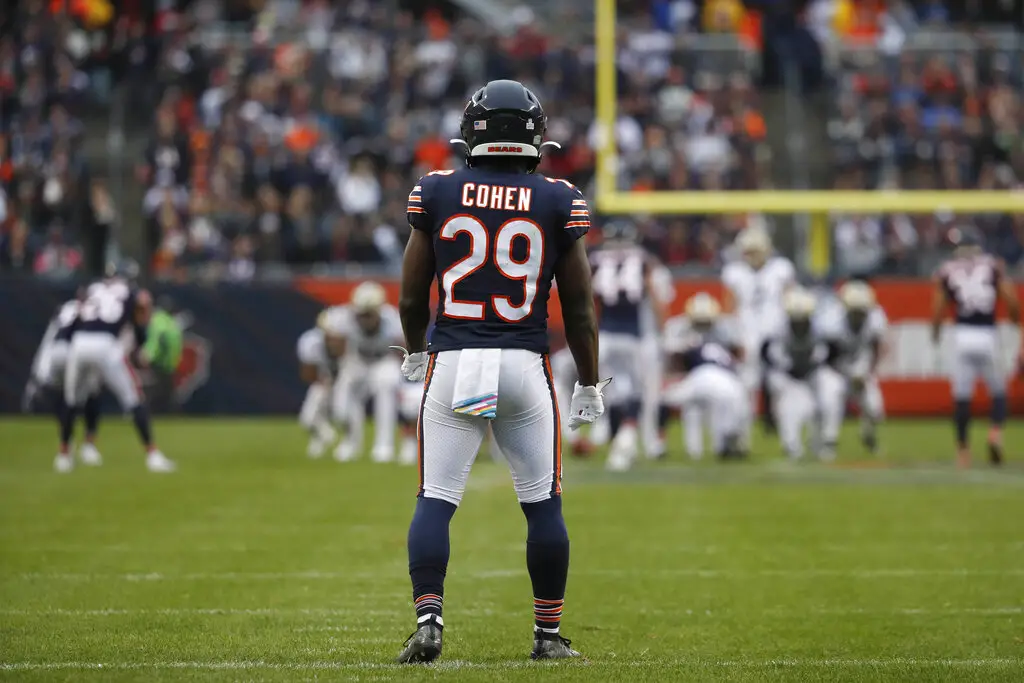 Little bit goes a long way for Chicago Bears' Cohen