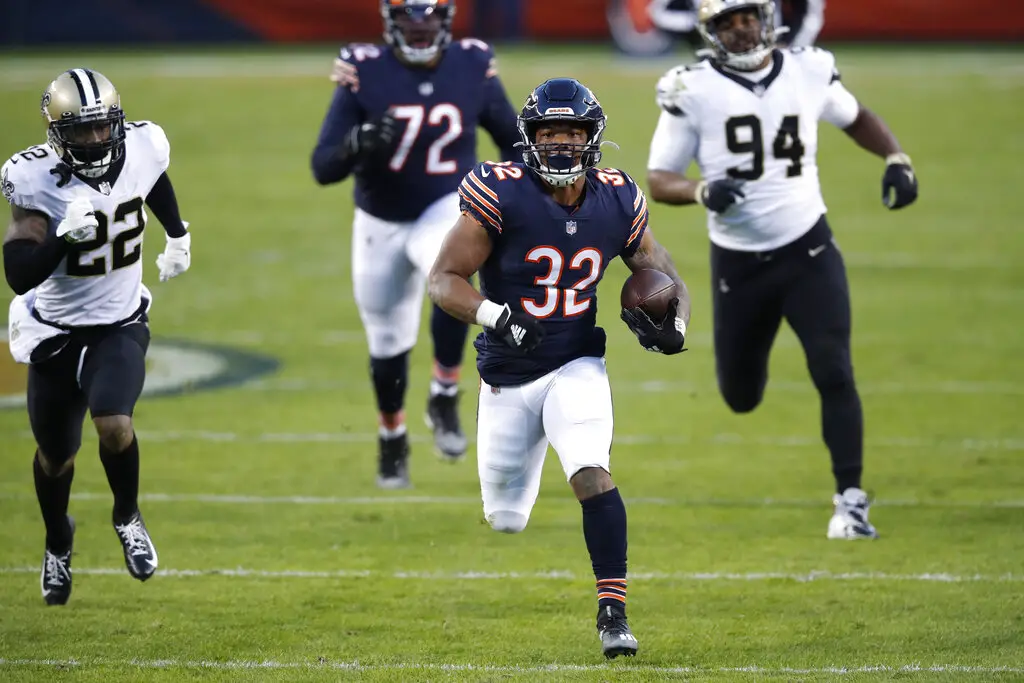 Bears' Montgomery out vs. Vikings due to concussion