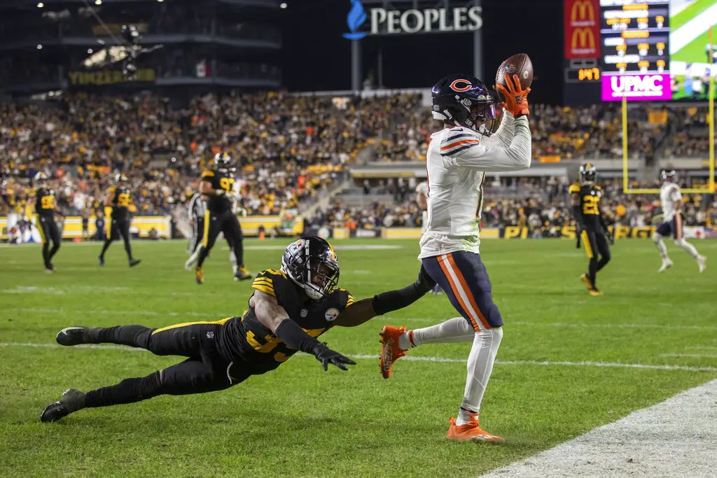 Darnell Mooney WR Chicago Bears, Every target and catch, 2022