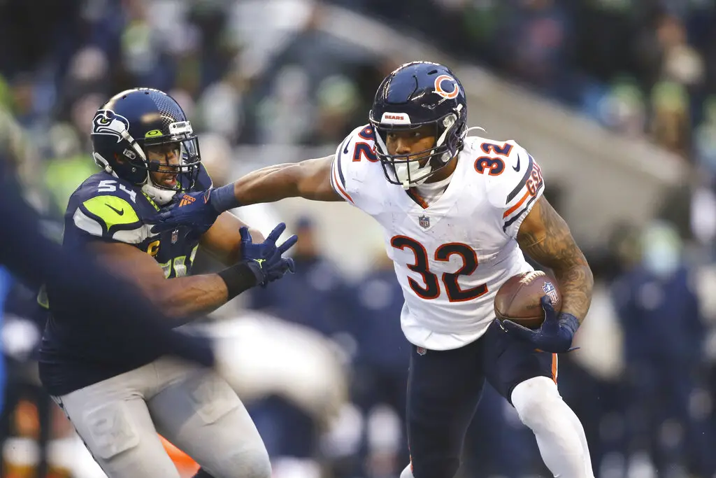 All eyes on Bears RB David Montgomery in first playoff game