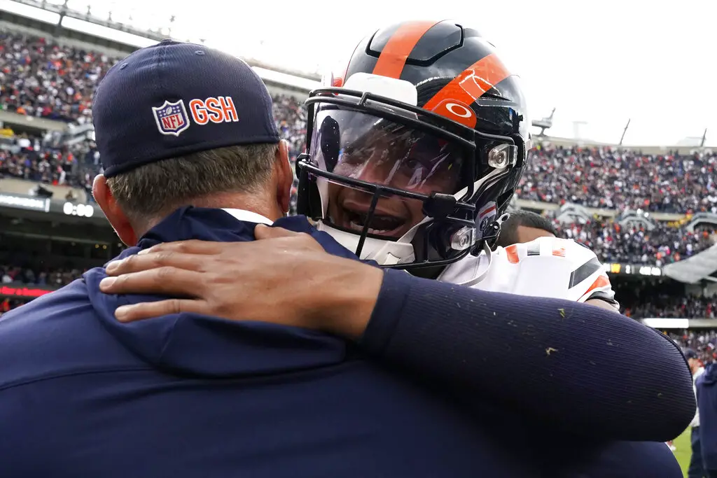 Bears quarterback Justin Fields says he was 'too conservative' in opener  against Packers