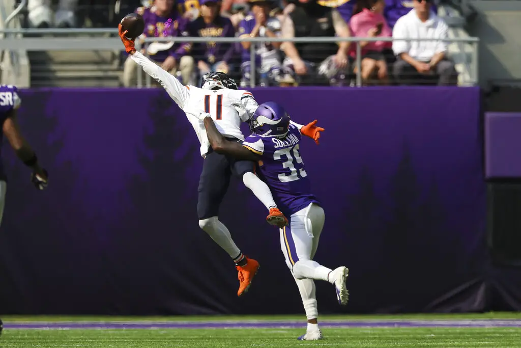 By the Numbers: 20 key stats from the Bears' Week 5 loss vs. Vikings