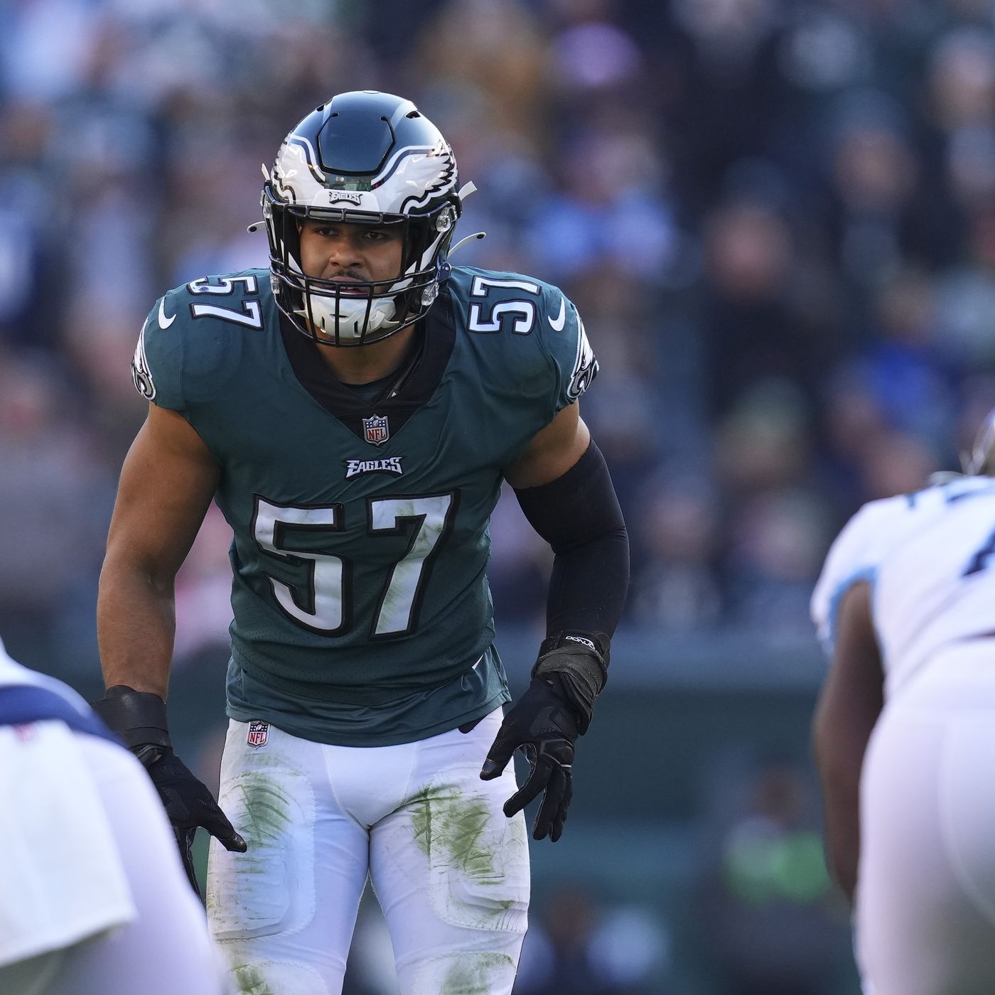 How T.J. Edwards reacted to the Eagles adding three linebackers