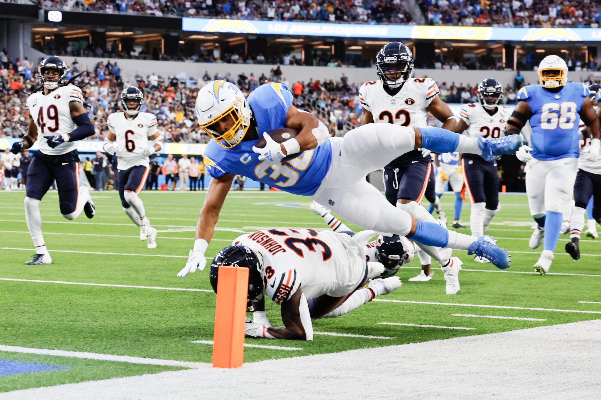 Chicago Bears Score and Recap (Week 8) Chargers 30, Bears 13 Bagent